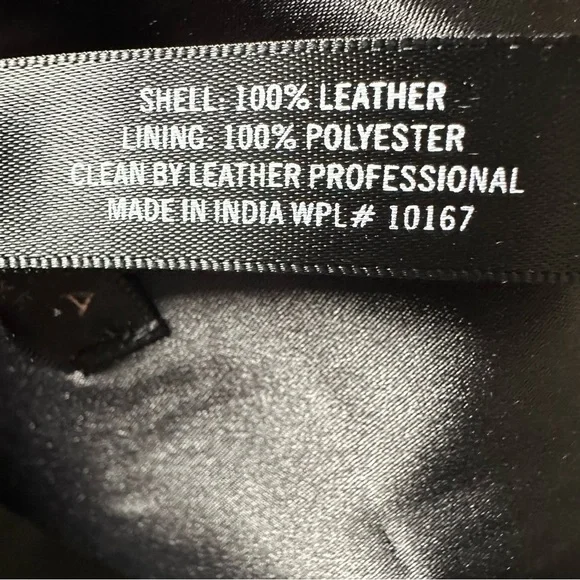 Aqua 100% leather woman’s dress - Picture 4 of 11